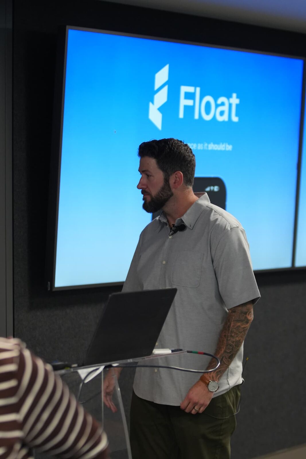 Questions from the room during a build block